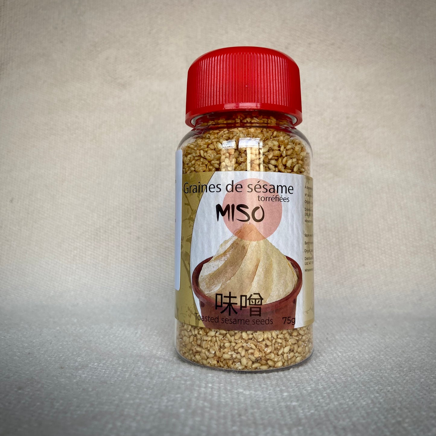Rostade sesamfrön smaksatta med miso 75g