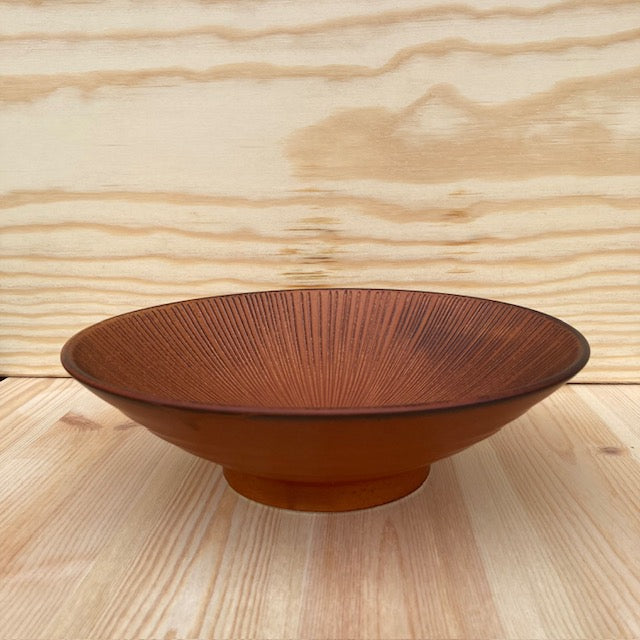 Nudeltallrik Terracotta "Showa"